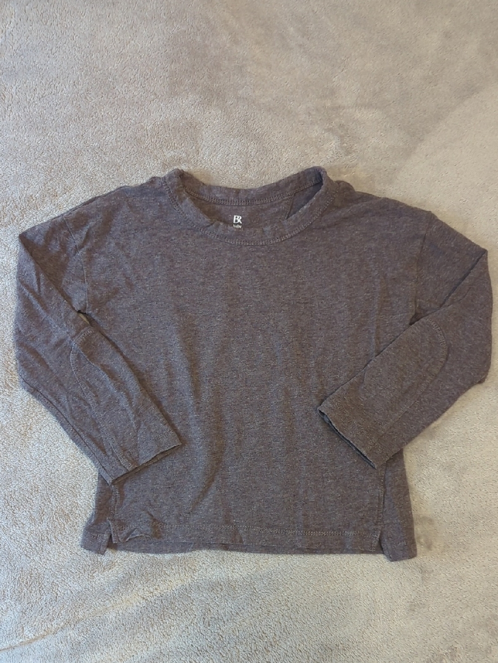 Banana Republic Baby Heather Brown Crew Tee 5y